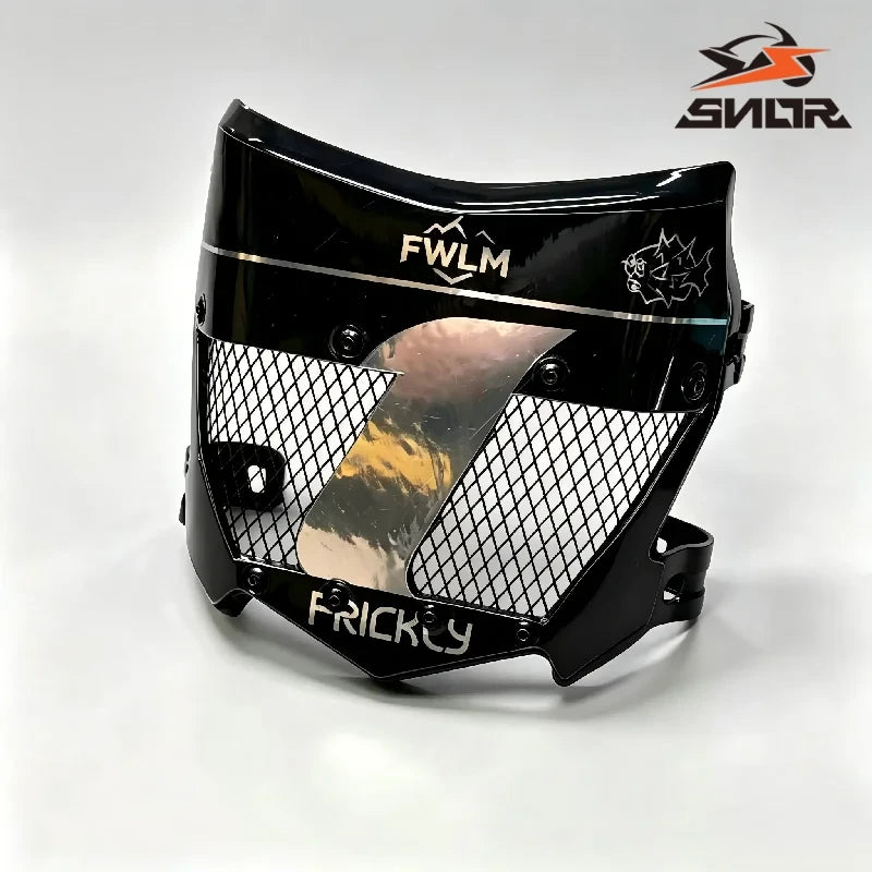 Vented Motorcycle License Plate Guard